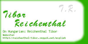tibor reichenthal business card